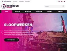 Tablet Screenshot of heinheun.nl